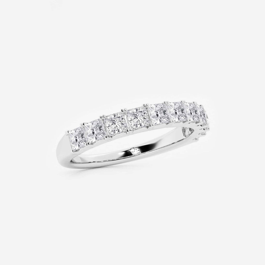 GWA028 - Additional Image 1 for  1 ctw Princess Lab Grown Diamond Wedding Band