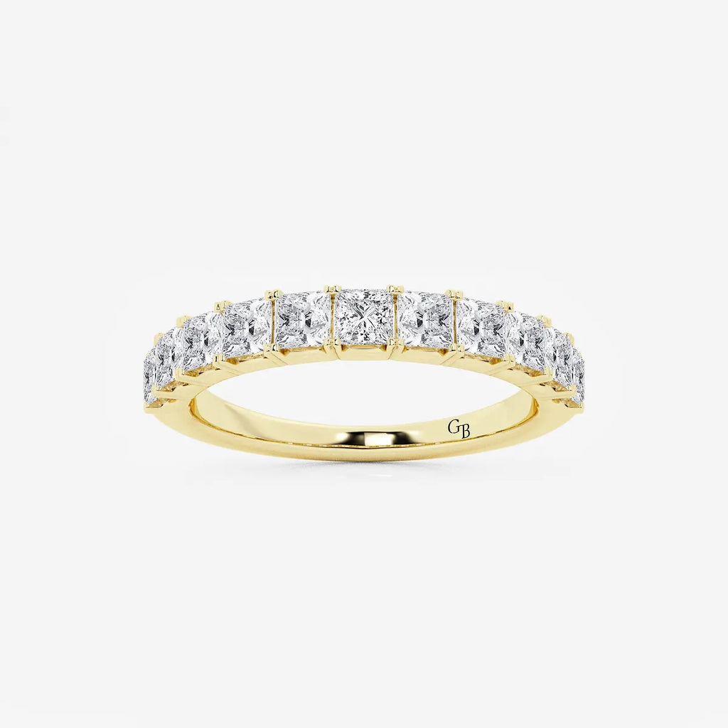 GWA028 - product video for 1 ctw Princess Lab Grown Diamond Wedding Band