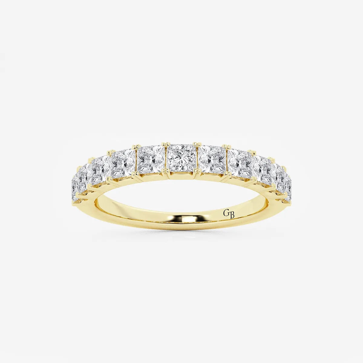 GWA028 - product video for 1 ctw Princess Lab Grown Diamond Wedding Band