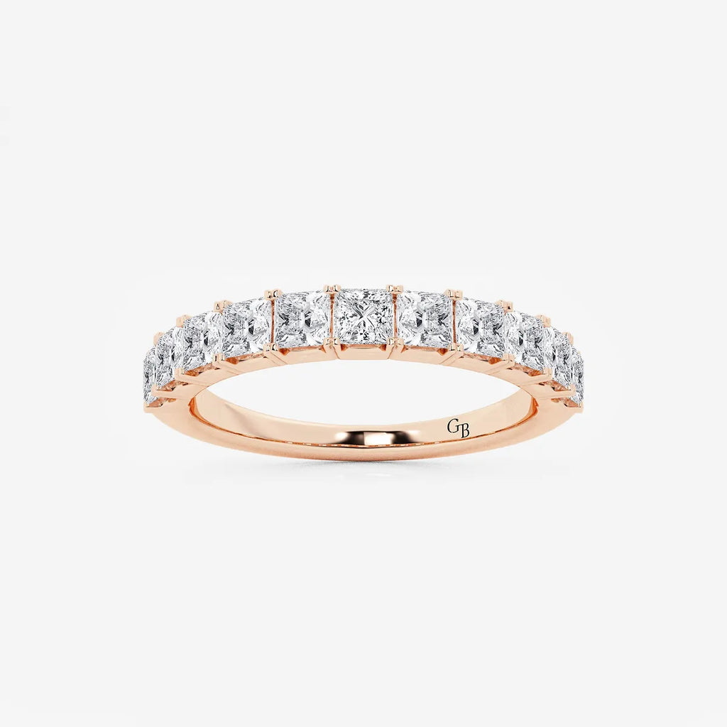GWA028 - product video for 1 ctw Princess Lab Grown Diamond Wedding Band