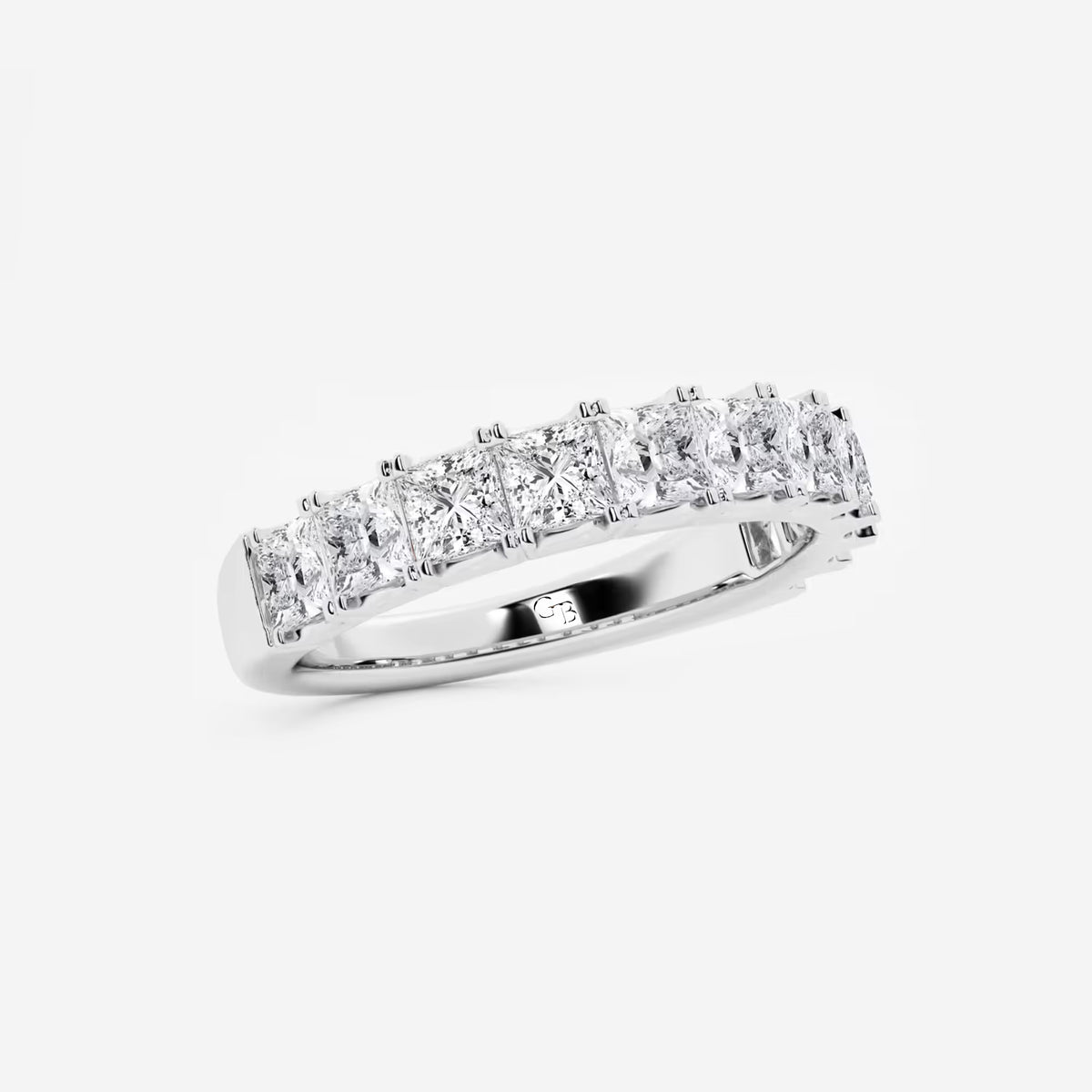 GWA028 - Additional Image 1 for  1 1/2 ctw Princess Lab Grown Diamond Eleven-Stone Wedding Band