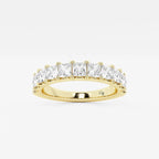 GWA028 - product video for 1 1/2 ctw Princess Lab Grown Diamond Eleven-Stone Wedding Band