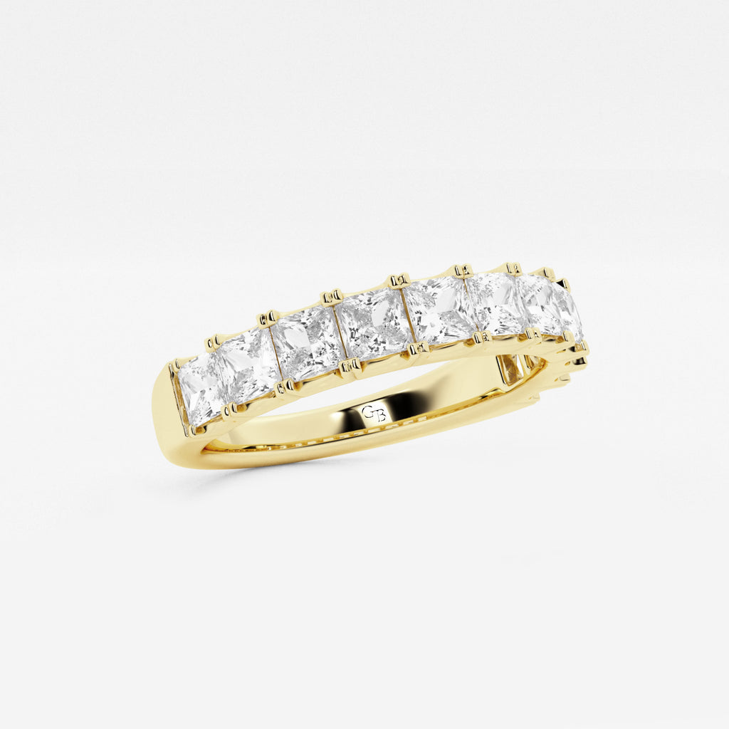 GWA028 - Additional Image 1 for  1 1/2 ctw Princess Lab Grown Diamond Eleven-Stone Wedding Band