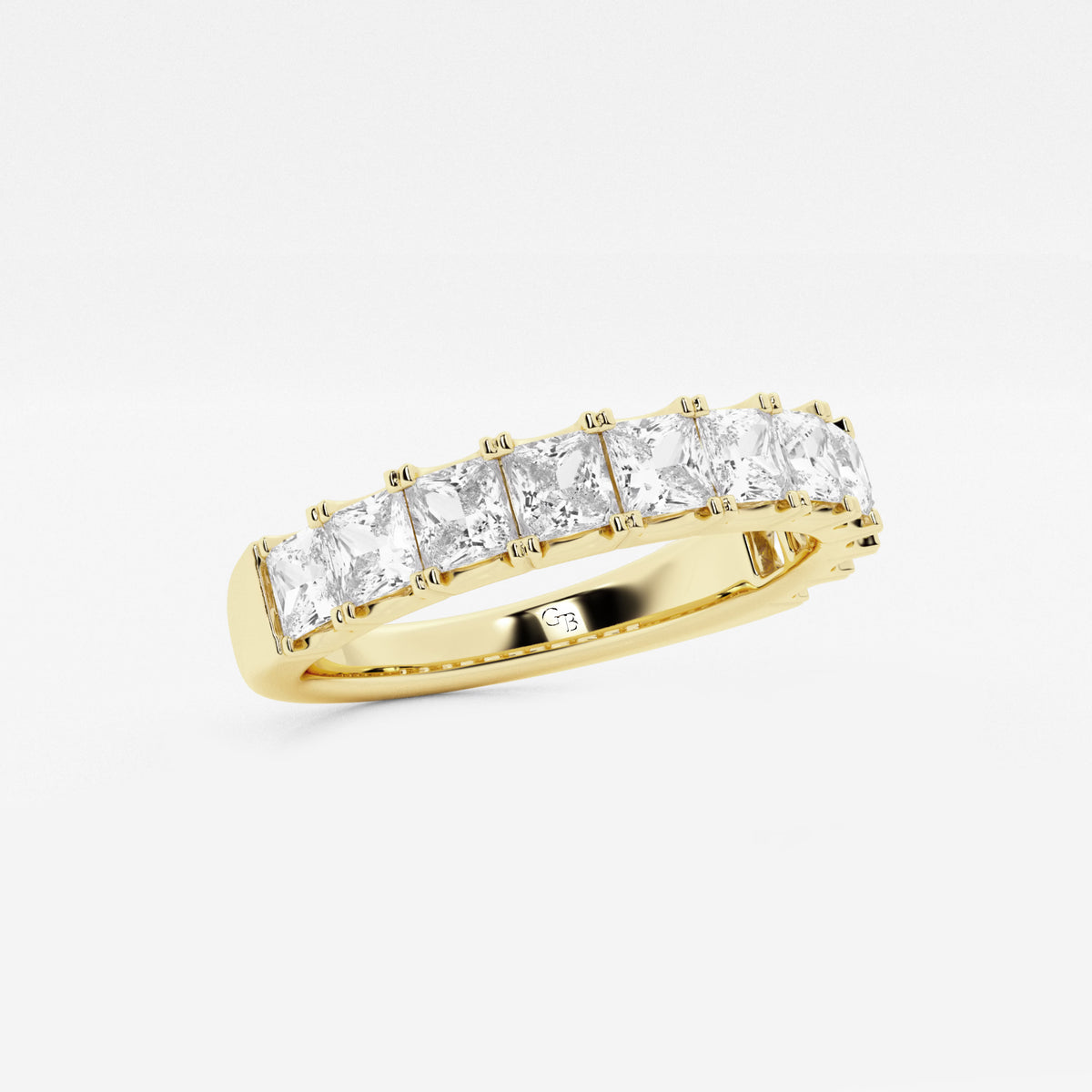 GWA028 - Additional Image 1 for  1 1/2 ctw Princess Lab Grown Diamond Eleven-Stone Wedding Band