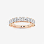 GWA028 - product video for 1 1/2 ctw Princess Lab Grown Diamond Eleven-Stone Wedding Band