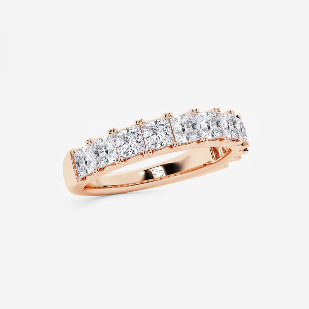 GWA028 - Additional Image 1 for  1 1/2 ctw Princess Lab Grown Diamond Eleven-Stone Wedding Band