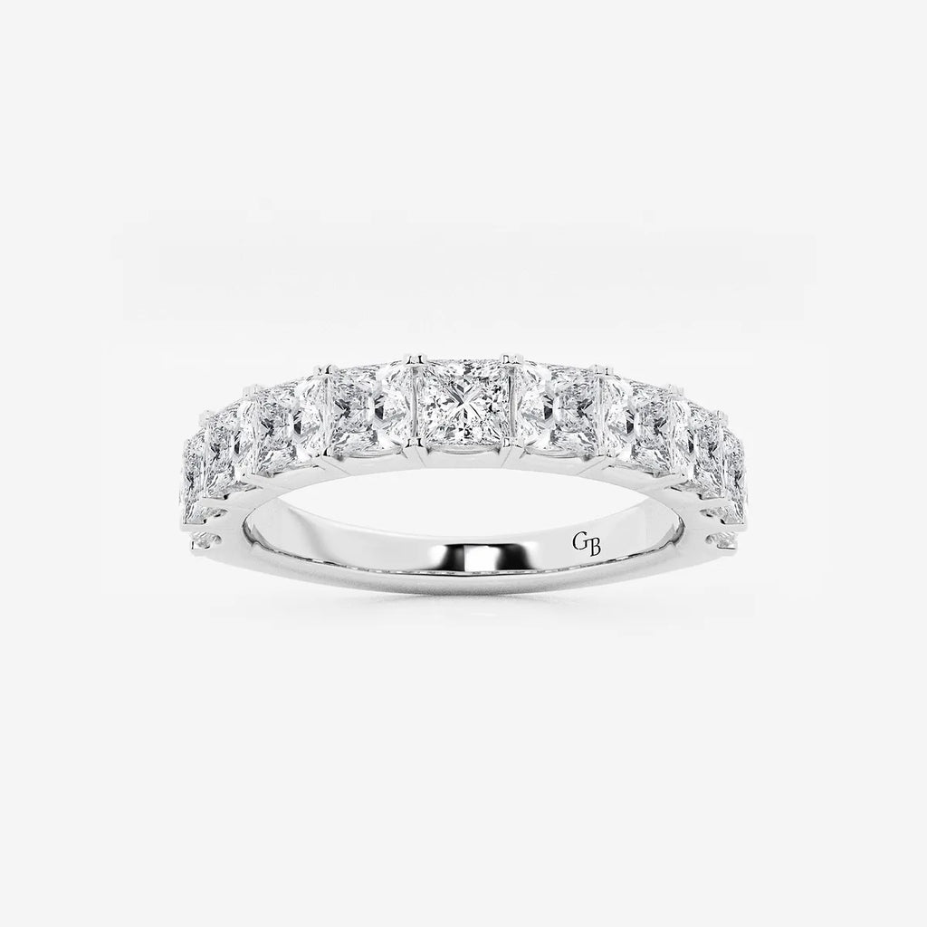 GWA028 - product video for 2 ctw Princess Lab Grown Diamond Wedding Band