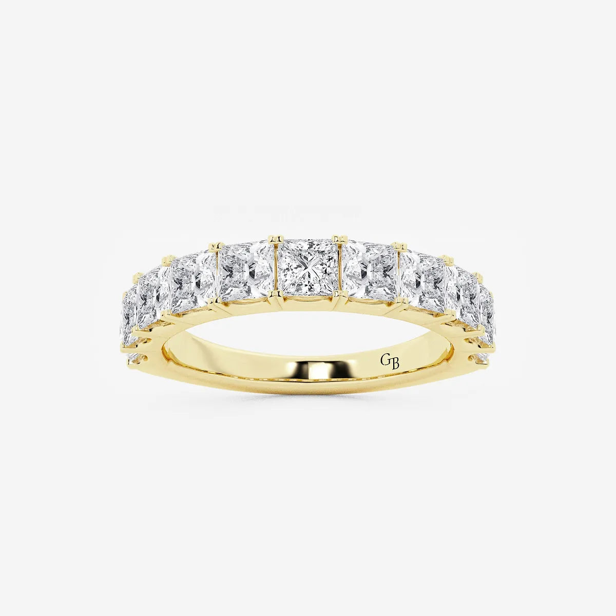GWA028 - product video for 2 ctw Princess Lab Grown Diamond Wedding Band