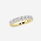 GWA028 - Additional Image 1 for  2 ctw Princess Lab Grown Diamond Wedding Band