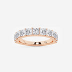GWA028 - 2 ctw Princess Lab Grown Diamond Wedding Band