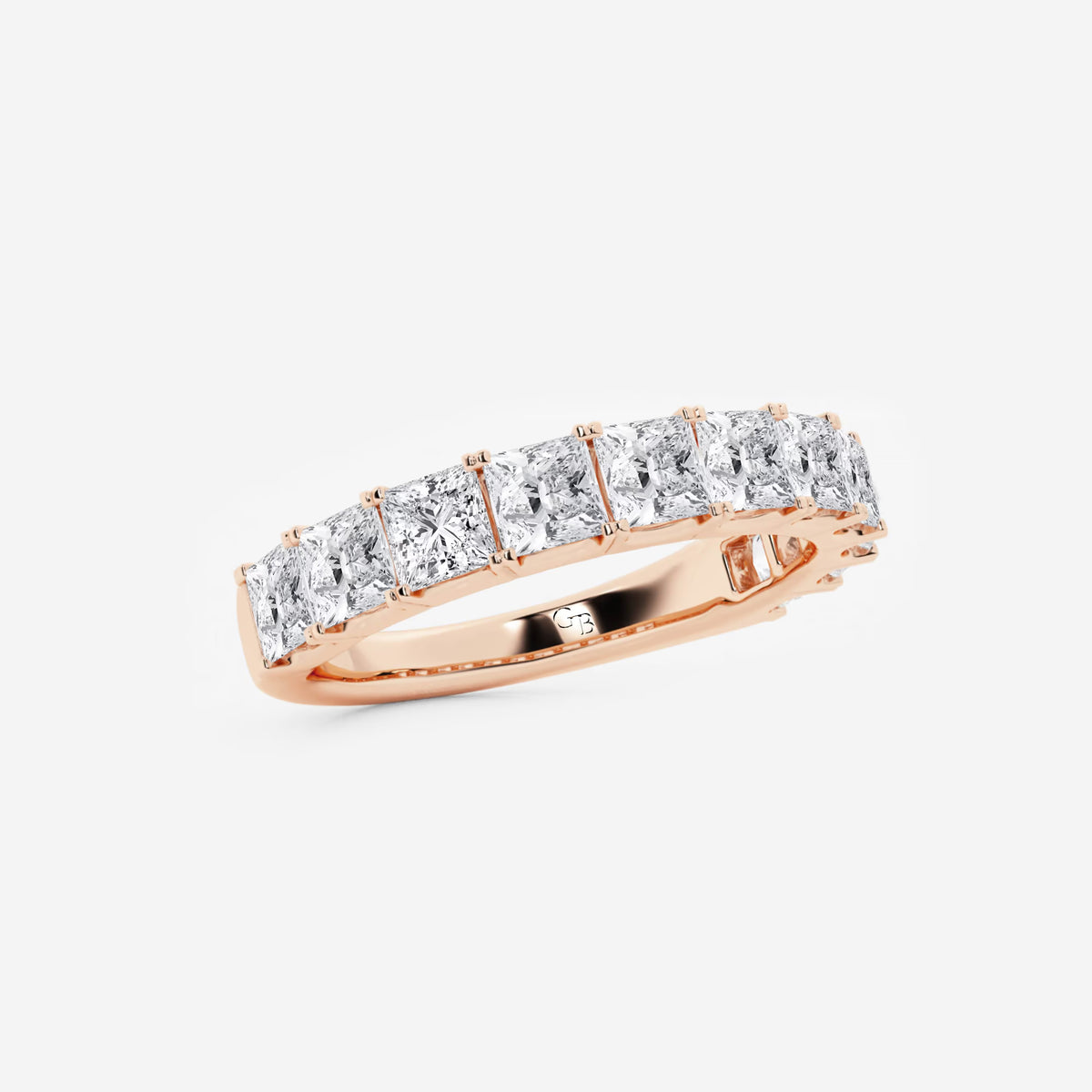 GWA028 - Additional Image 1 for  2 ctw Princess Lab Grown Diamond Wedding Band