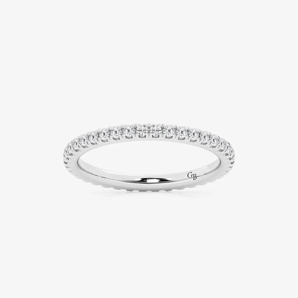 GWA029 - product video for 7/8 ctw Round Lab Grown Diamond Prong Set Wedding Band