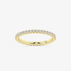 GWA029 - product video for 7/8 ctw Round Lab Grown Diamond Prong Set Wedding Band