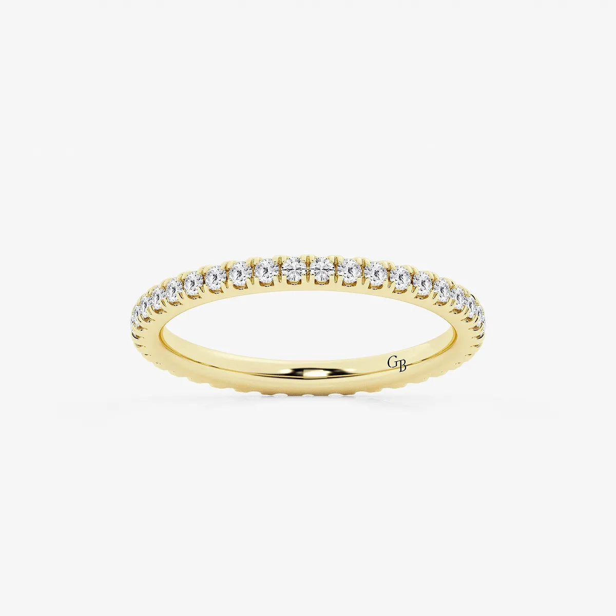 GWA029 - product video for 7/8 ctw Round Lab Grown Diamond Prong Set Wedding Band
