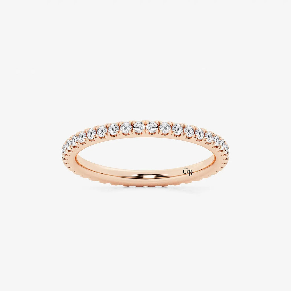GWA029 - product video for 7/8 ctw Round Lab Grown Diamond Prong Set Wedding Band