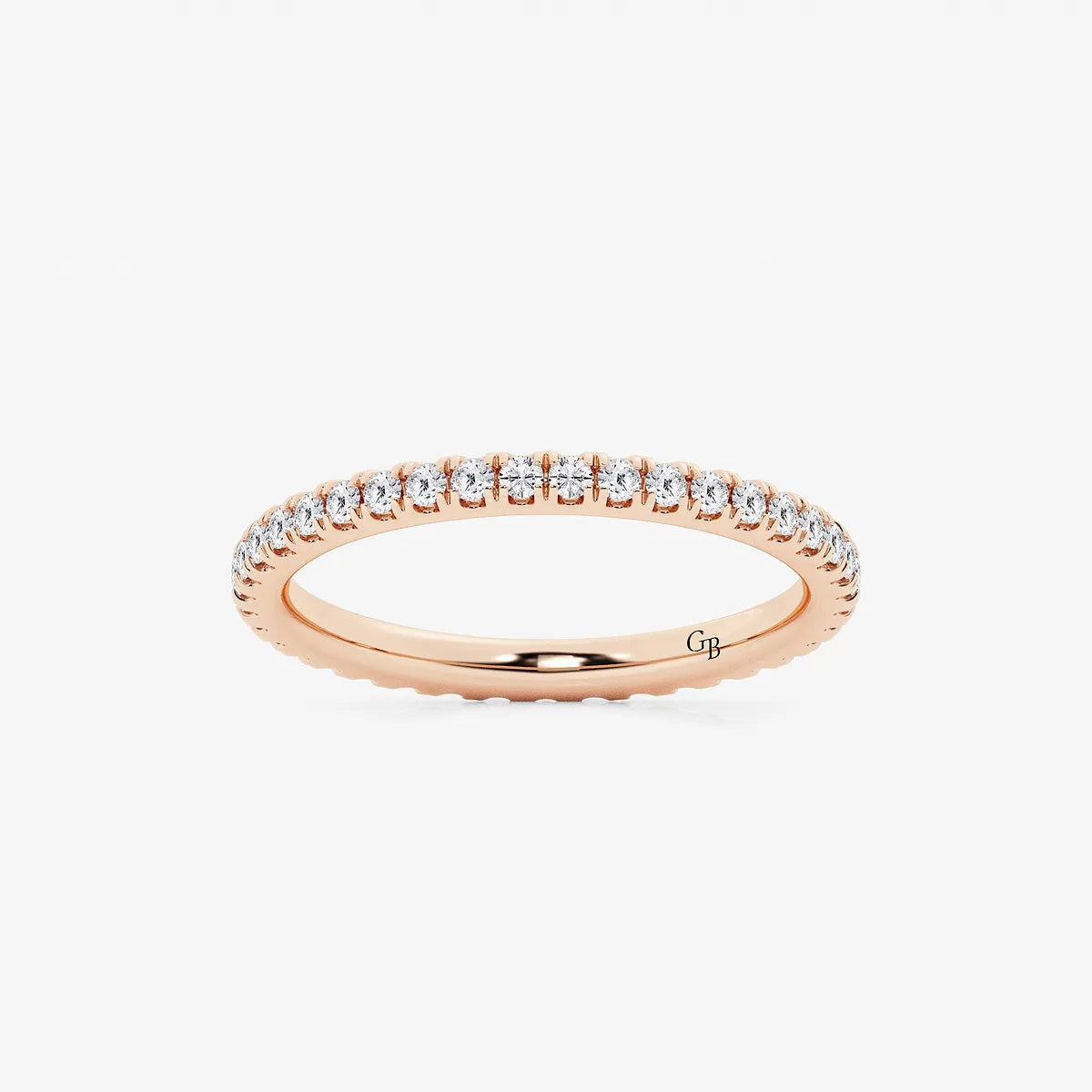 GWA029 - product video for 7/8 ctw Round Lab Grown Diamond Prong Set Wedding Band