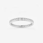 GWA030 - product video for 1/2 ctw Round Lab Grown Diamond Channel Set Eternity Band - 2.2mm Width