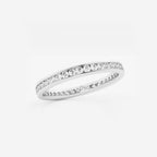 GWA030 - Additional Image 1 for  1/2 ctw Round Lab Grown Diamond Channel Set Eternity Band - 2.2mm Width