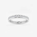 GWA030 - product video for 1 ctw Round Lab Grown Diamond Channel Set Eternity Band - 3mm Width