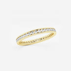 GWA030 - Additional Image 1 for  1/2 ctw Round Lab Grown Diamond Channel Set Eternity Band - 2.2mm Width
