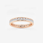 GWA030 - product video for 1 ctw Round Lab Grown Diamond Channel Set Eternity Band - 3mm Width