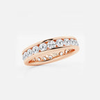 GWA030 - Additional Image 1 for  2 ctw Round Lab Grown Diamond Channel Set Eternity Band - 4.1mm Width