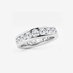GWA030 - Additional Image 1 for  3 ctw Round Lab Grown Diamond Channel Set Eternity Band - 4.8mm Width