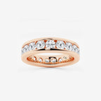 GWA030 - product video for 3 ctw Round Lab Grown Diamond Channel Set Eternity Band - 4.8mm Width