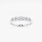 GWA031 - 1 ctw Cushion Lab Grown Diamond Five-Stone Anniversary Band