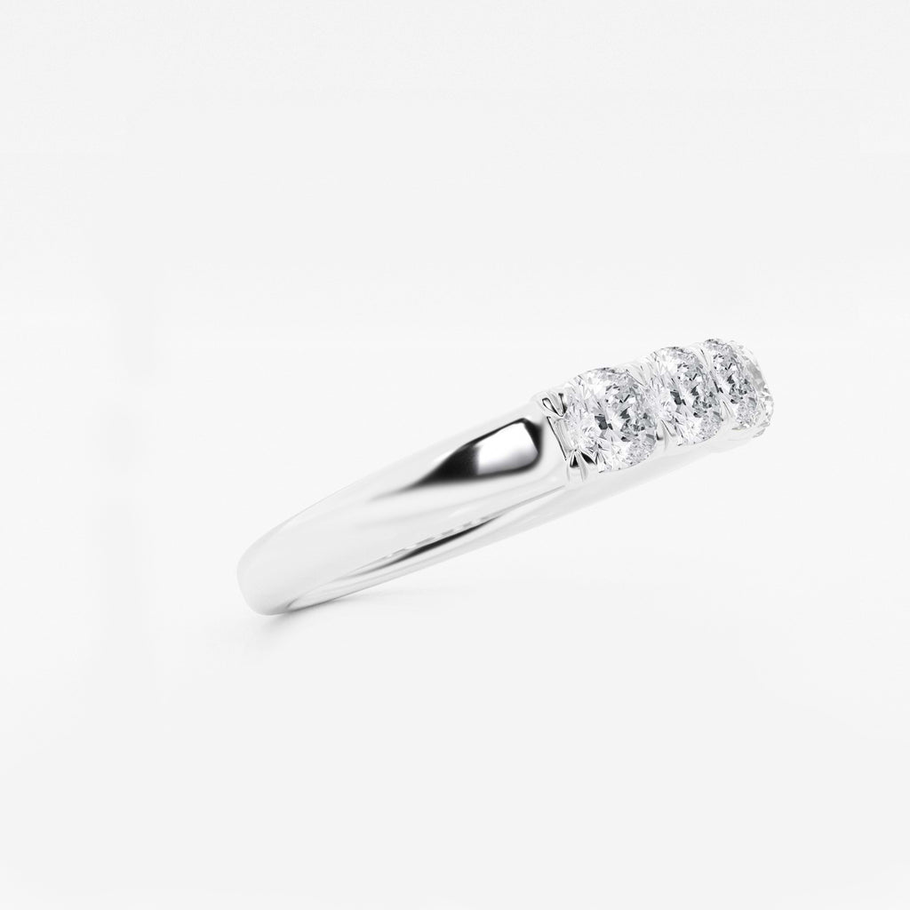 GWA031 - Additional Image 1 for  1 ctw Cushion Lab Grown Diamond Five-Stone Anniversary Band