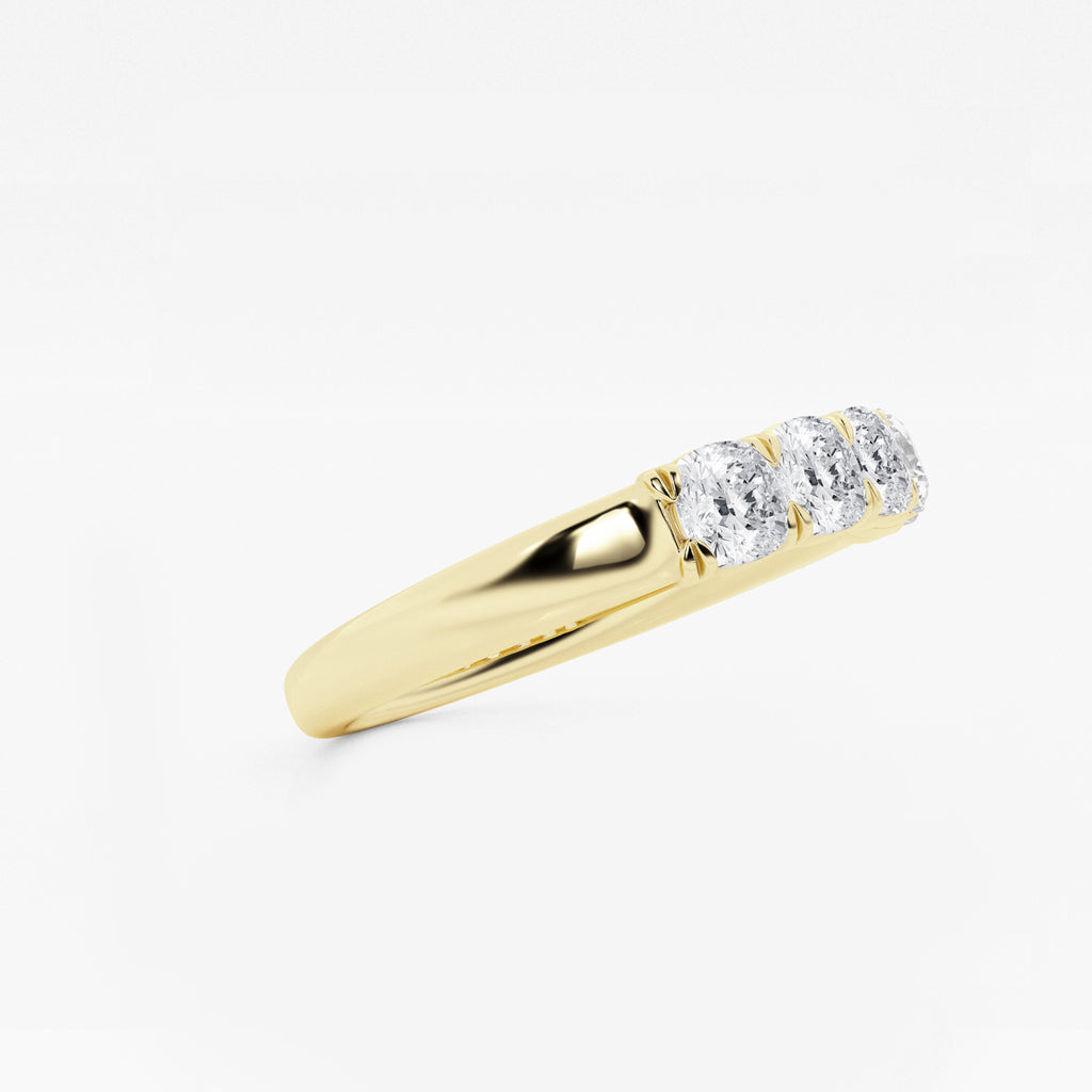 GWA031 - Additional Image 1 for  1 ctw Cushion Lab Grown Diamond Five-Stone Anniversary Band
