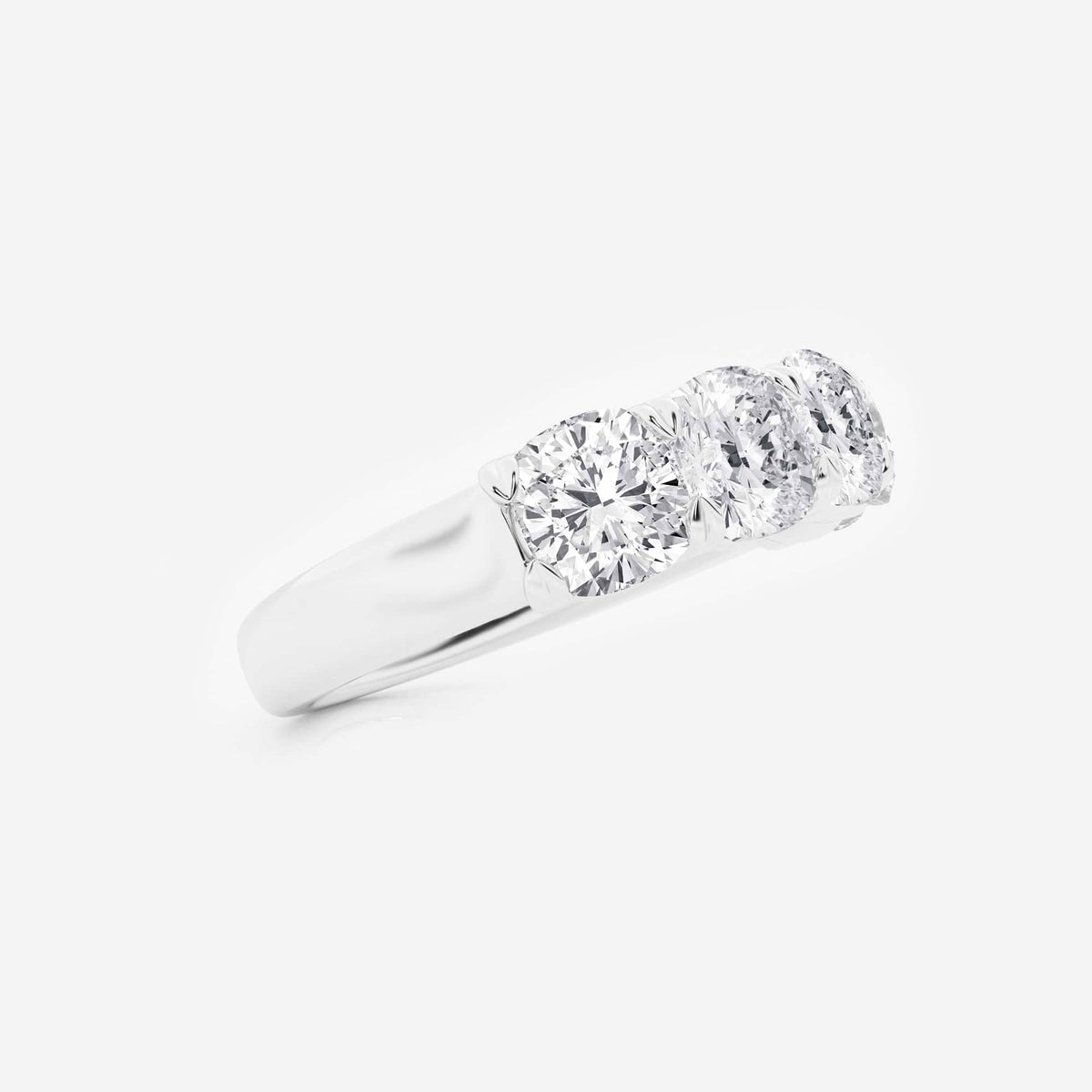 GWA031 - Additional Image 1 for  2 ctw Cushion Lab Grown Diamond Five-Stone Anniversary Band