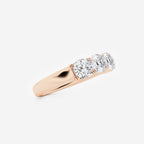 GWA031 - Additional Image 1 for  2 ctw Cushion Lab Grown Diamond Five-Stone Anniversary Band