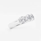 GWA031 - Additional Image 1 for  3 ctw Cushion Lab Grown Diamond Five-Stone Anniversary Band
