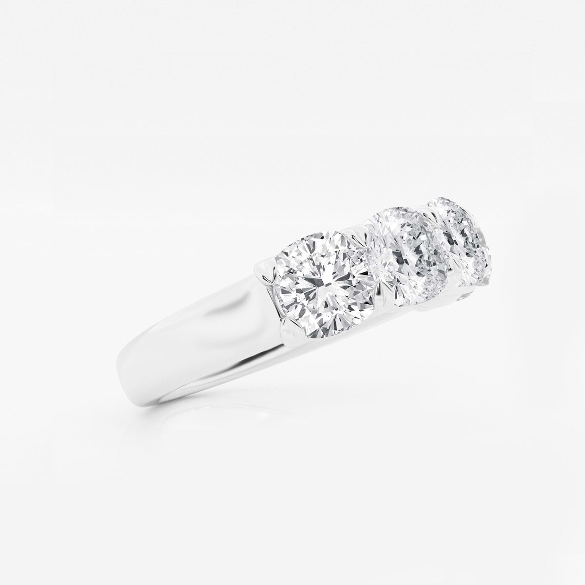 GWA031 - Additional Image 1 for  3 ctw Cushion Lab Grown Diamond Five-Stone Anniversary Band