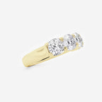 GWA031 - Additional Image 1 for  3 ctw Cushion Lab Grown Diamond Five-Stone Anniversary Band