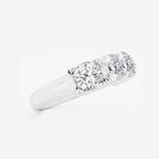 GWA031 - Additional Image 1 for  4 ctw Cushion Lab Grown Diamond Five-Stone Anniversary Band