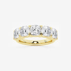 GWA031 - product video for 4 ctw Cushion Lab Grown Diamond Five-Stone Anniversary Band