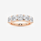 GWA031 - product video for 4 ctw Cushion Lab Grown Diamond Five-Stone Anniversary Band