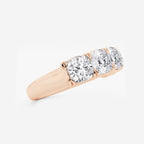 GWA031 - Additional Image 1 for  4 ctw Cushion Lab Grown Diamond Five-Stone Anniversary Band
