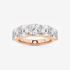 GWA031 - product video for 5 ctw Cushion Lab Grown Diamond Five-Stone Anniversary Band