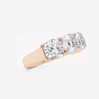 GWA031 - Additional Image 1 for  5 ctw Cushion Lab Grown Diamond Five-Stone Anniversary Band