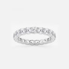 GWA033 - 3 ctw Cushion Lab Grown Diamond Eternity Band - 3.2mm Width