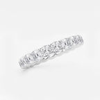 GWA033 - Additional Image 1 for  3 ctw Cushion Lab Grown Diamond Eternity Band - 3.2mm Width