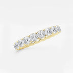 GWA033 - Additional Image 1 for  3 ctw Cushion Lab Grown Diamond Eternity Band - 3.2mm Width