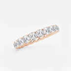 GWA033 - Additional Image 1 for  3 ctw Cushion Lab Grown Diamond Eternity Band - 3.2mm Width