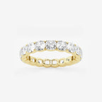 GWA033 - product video for 4 ctw Cushion Lab Grown Diamond Eternity Band - 3.7mm Width