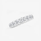 GWA033 - Additional Image 1 for  5 ctw Cushion Lab Grown Diamond Eternity Band - 4.1mm Width
