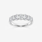 GWA034 - product video for 2 ctw Oval Lab Grown Diamond Seven-Stone Anniversary Band