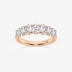 GWA034 - product video for 2 ctw Oval Lab Grown Diamond Seven-Stone Anniversary Band